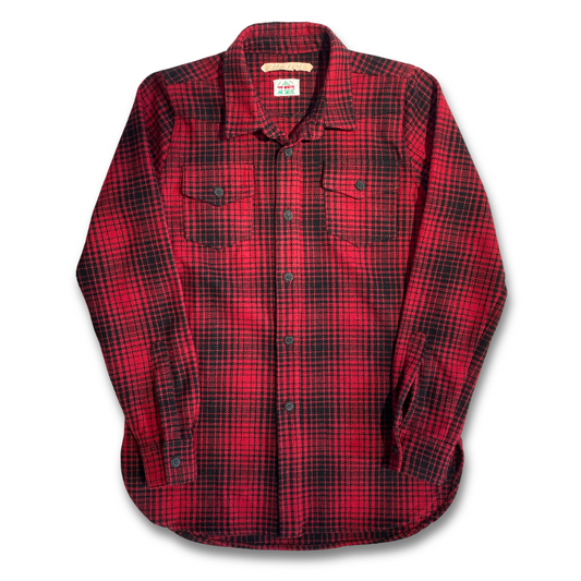 OFF-WHITE FW15 WOOLEN TARTAN BUTTON UP (S)