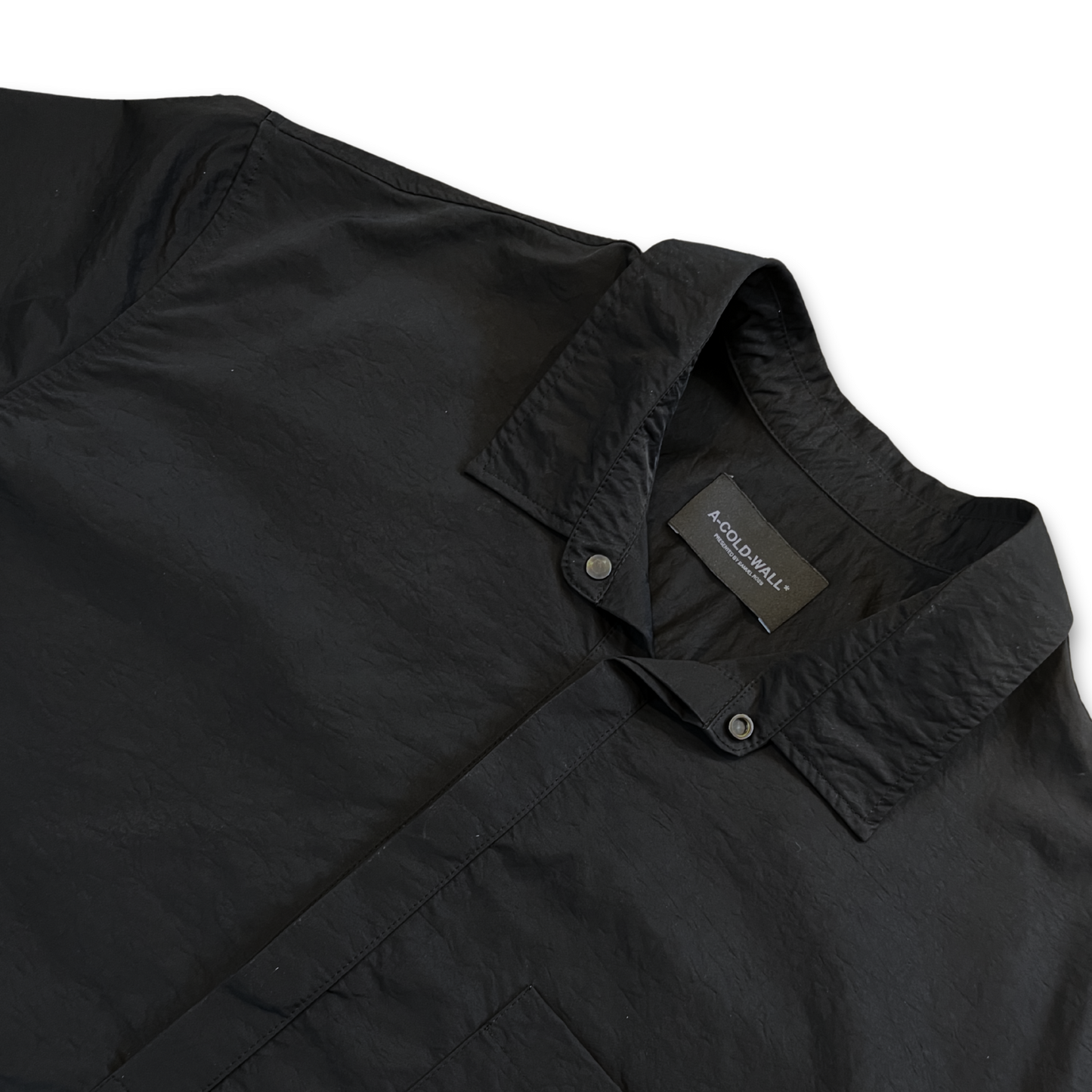 A Cold Wall quarter button up s/s shirt (L)