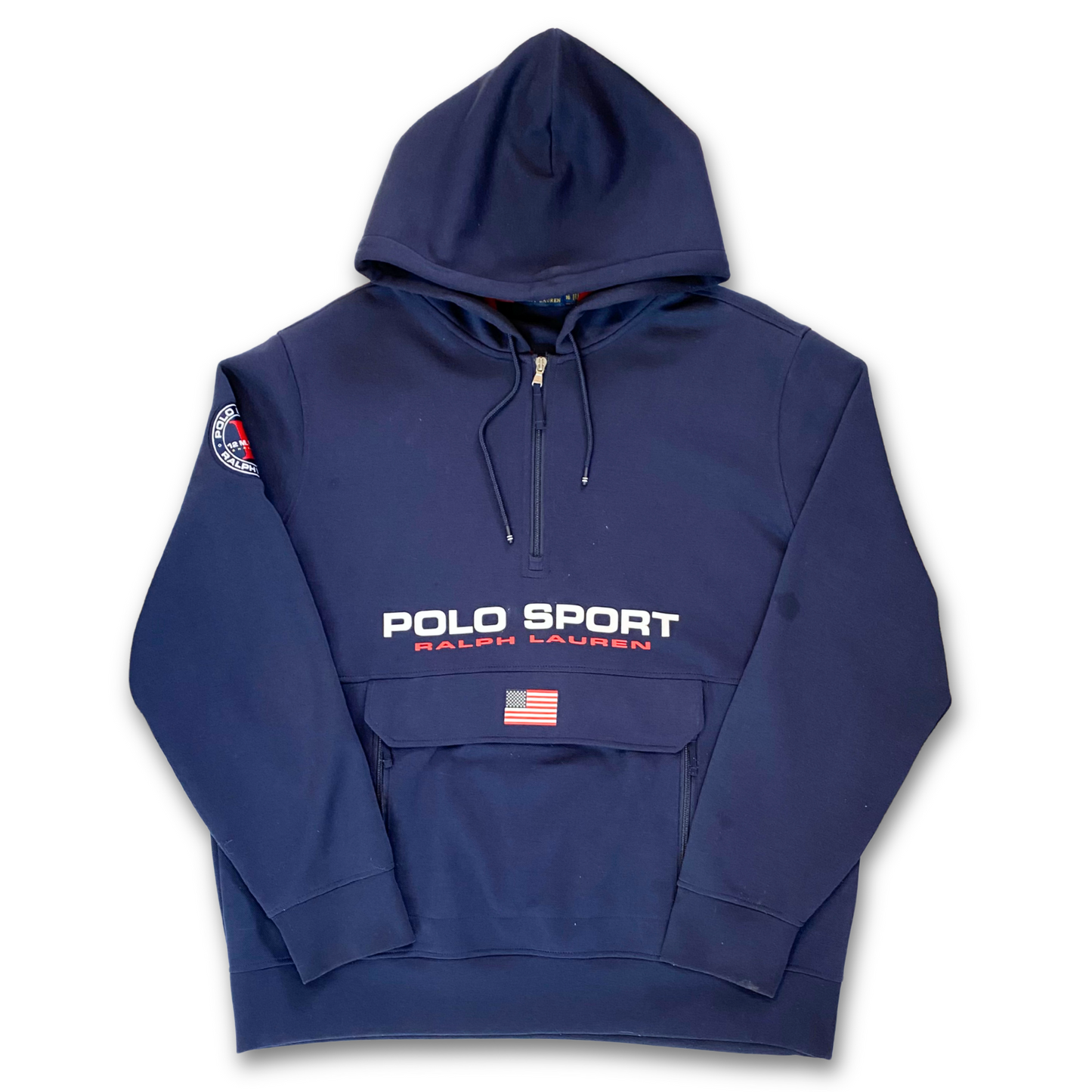 RALPH LAUREN POLO SPORT DOUBLE KNIT HOODIE (XL)