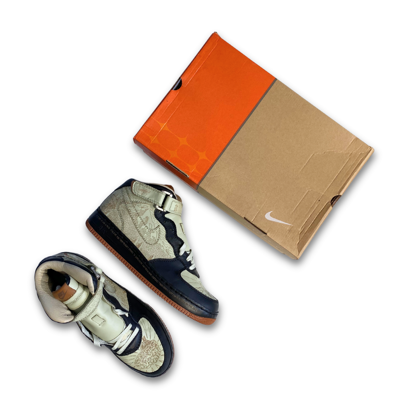 NIKE AIR FORCE 1 MID 'INSIDE OUT' LASER (US 12)