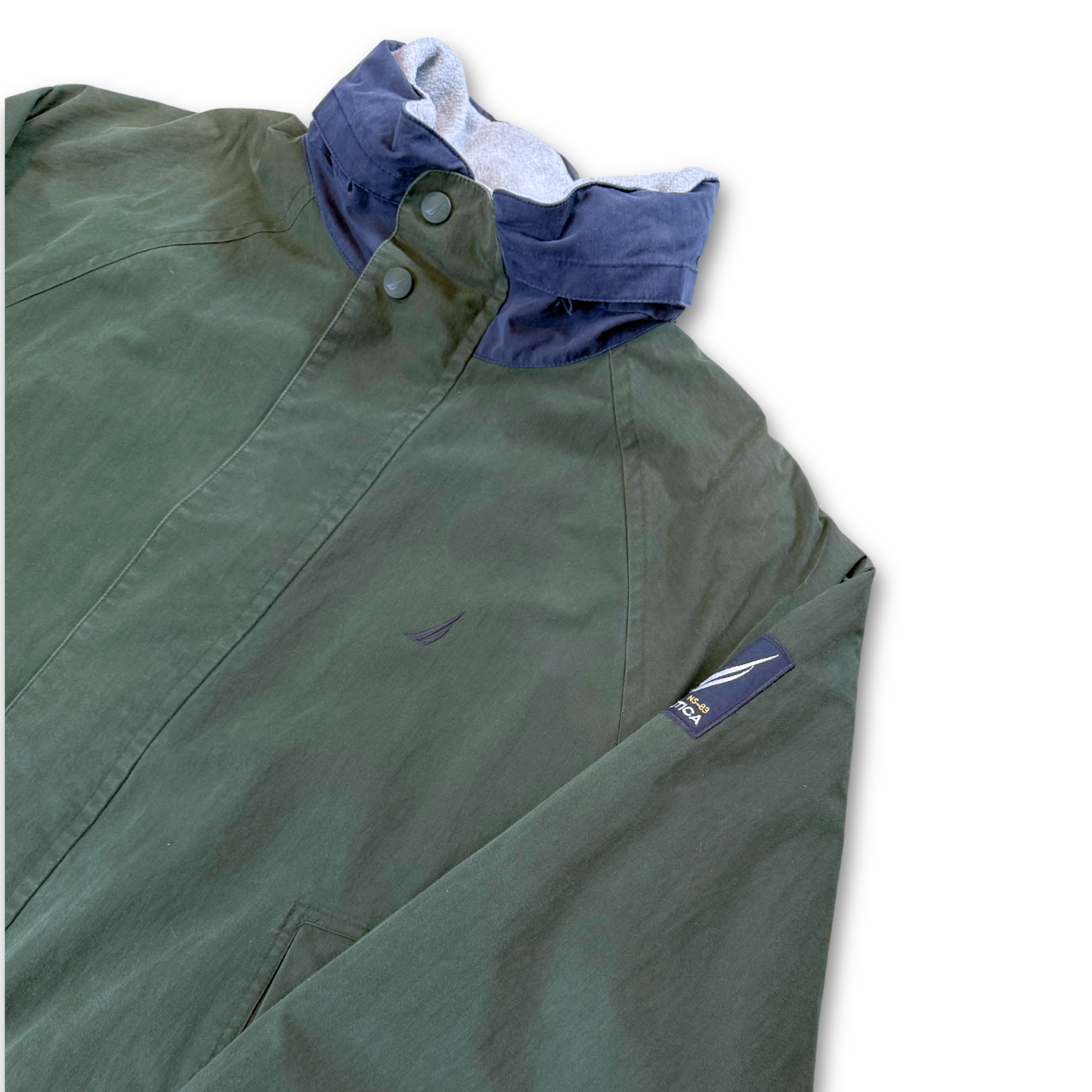 NAUTICA REVERSIBLE FLEECE JACKET (XL)