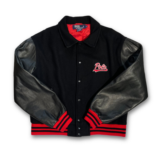 Ralph Lauren Polo 1993 Leather bomber jacket (XL)