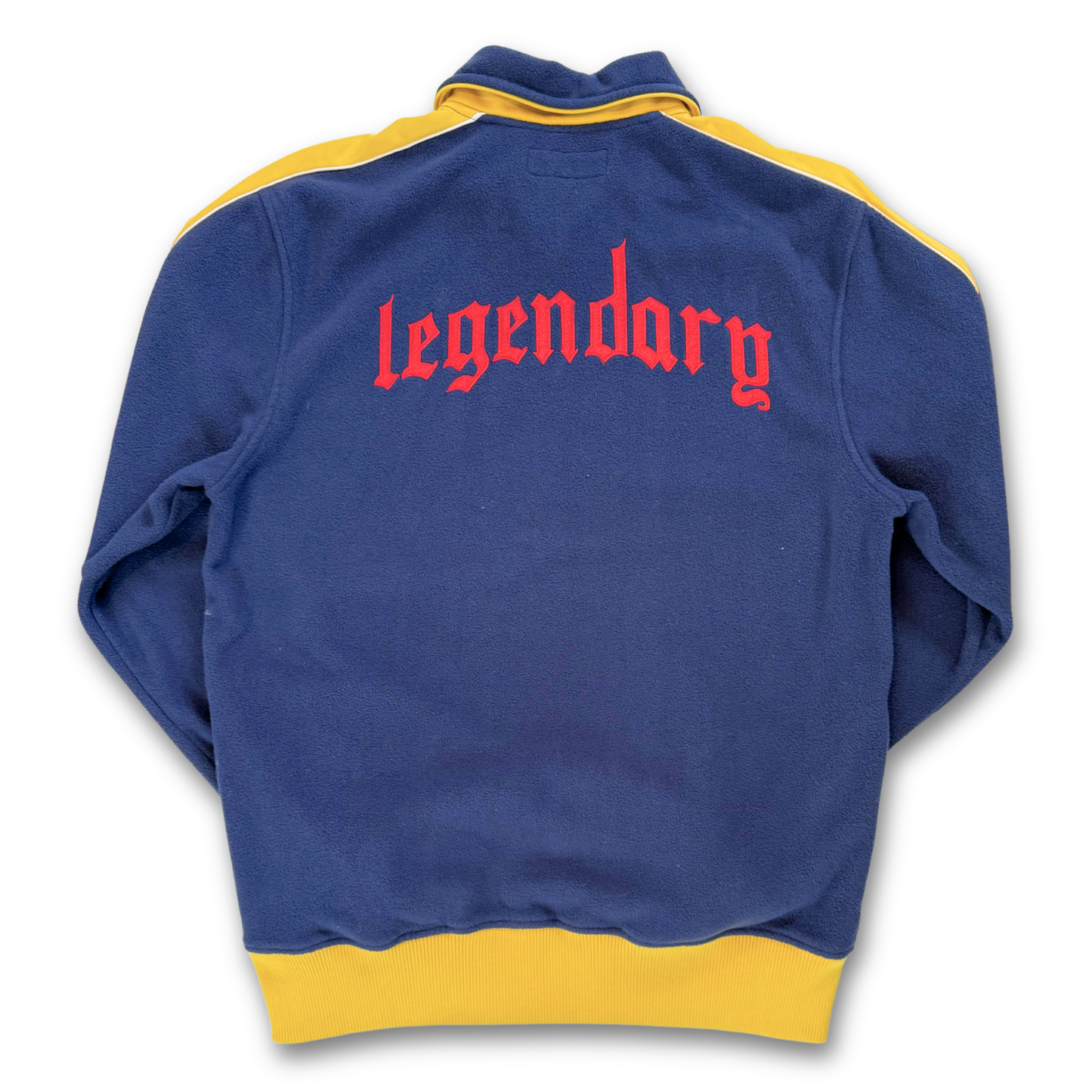 MITCHELL & NESS ‘LEGENDARY’ FLEECE QUATER ZIP (L)