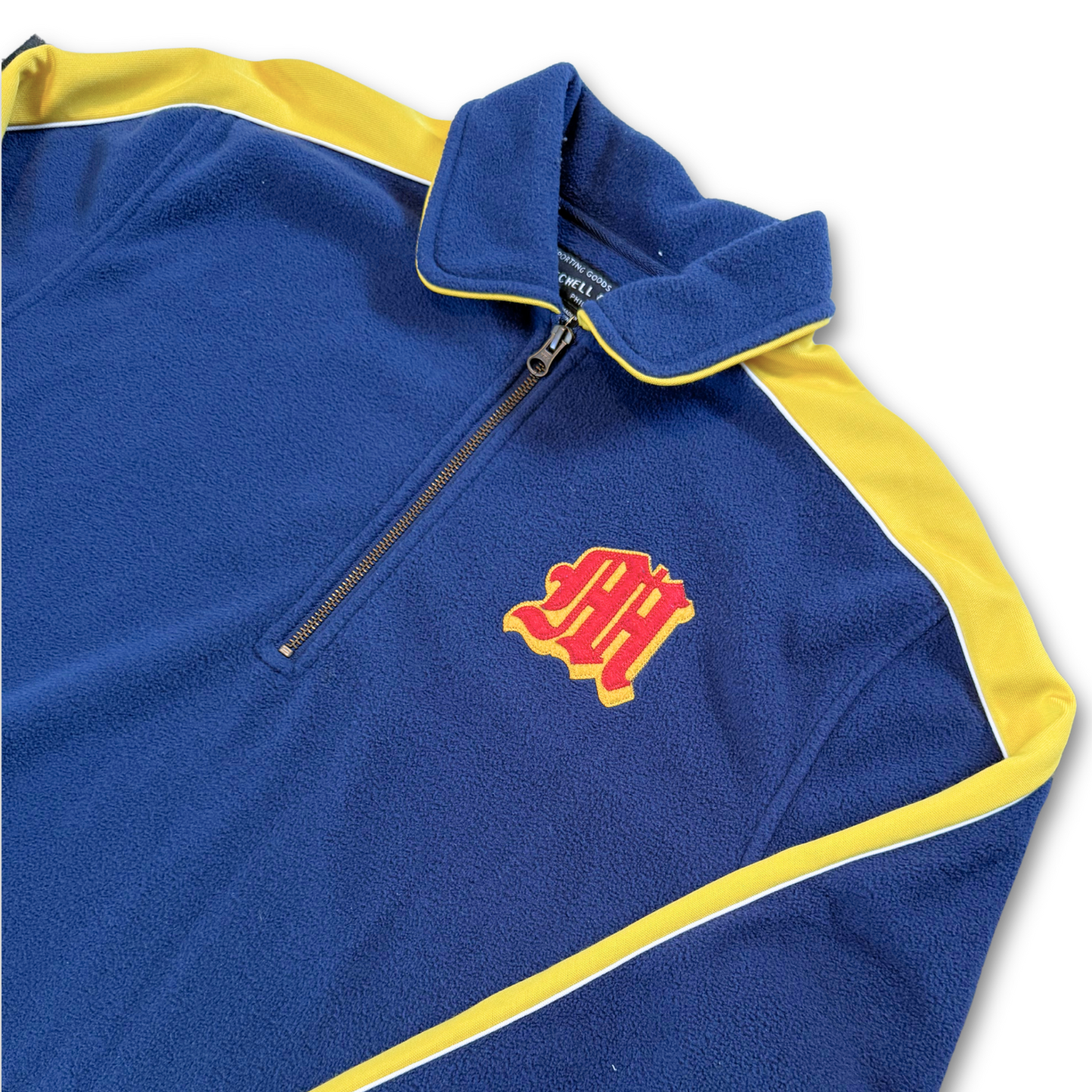 MITCHELL & NESS ‘LEGENDARY’ FLEECE QUATER ZIP (L)