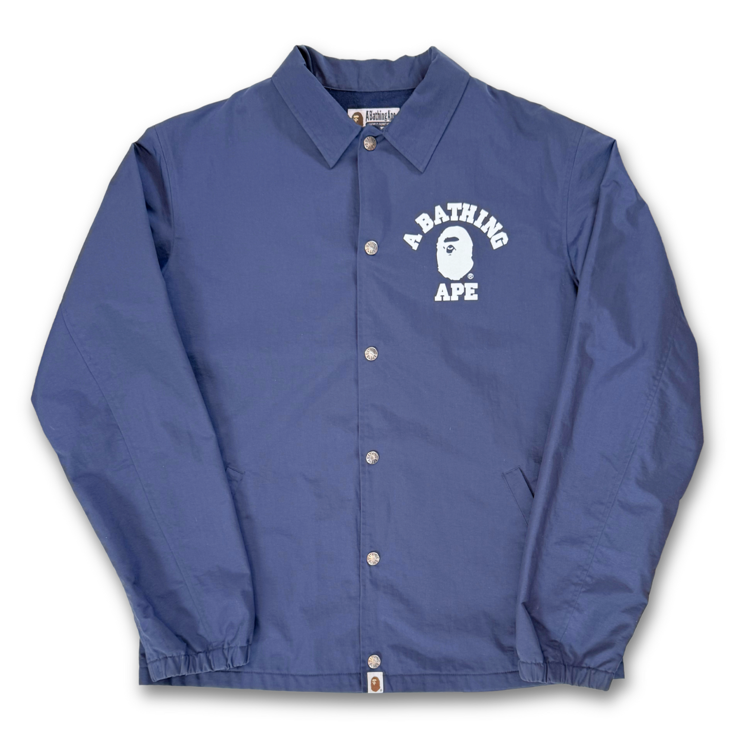A BATHING APE COLLEGE COACH JACKET (L)