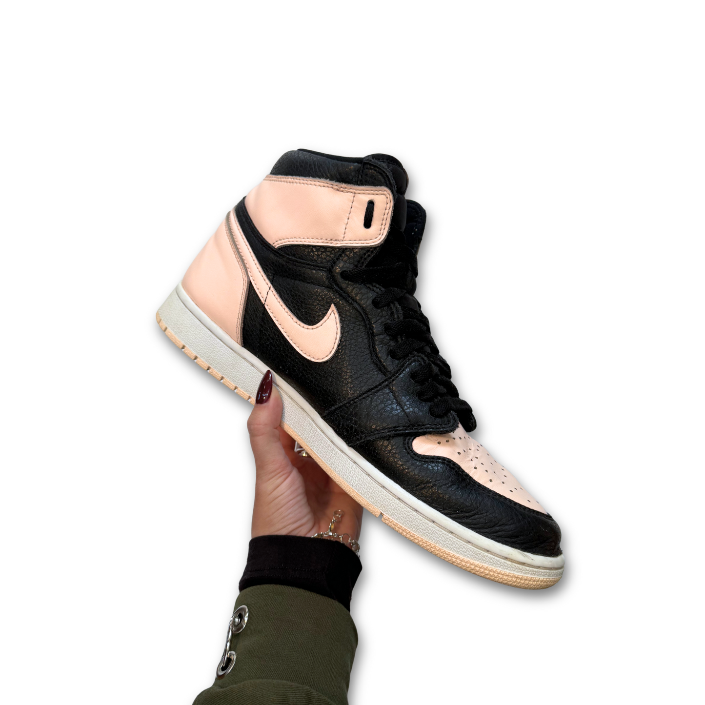 NIKE AIR JORDAN 1 RETRO HIGH 'BLACK CRIMSON TINT' (US 11.5)