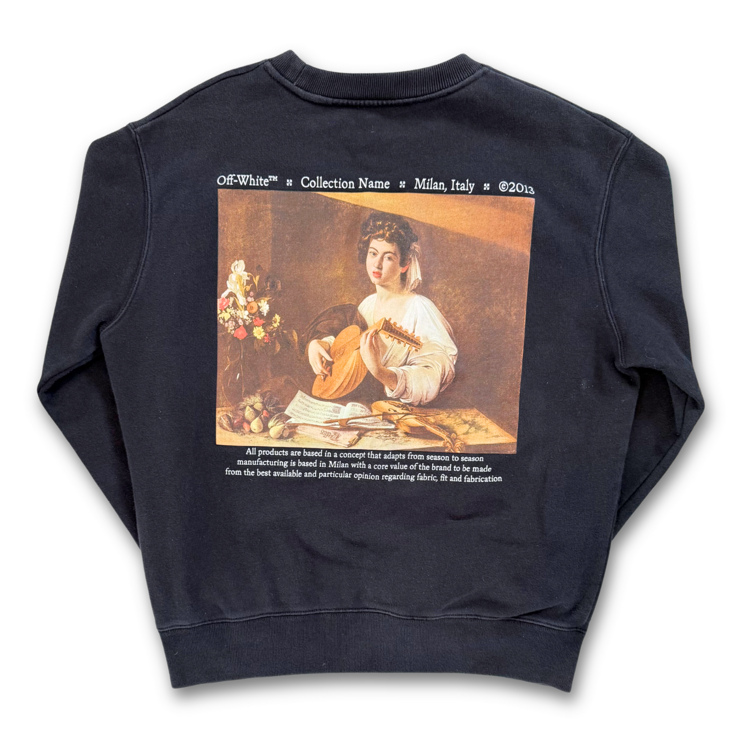 OFF-WHITE CARAVAGGIO SWEATER (L)