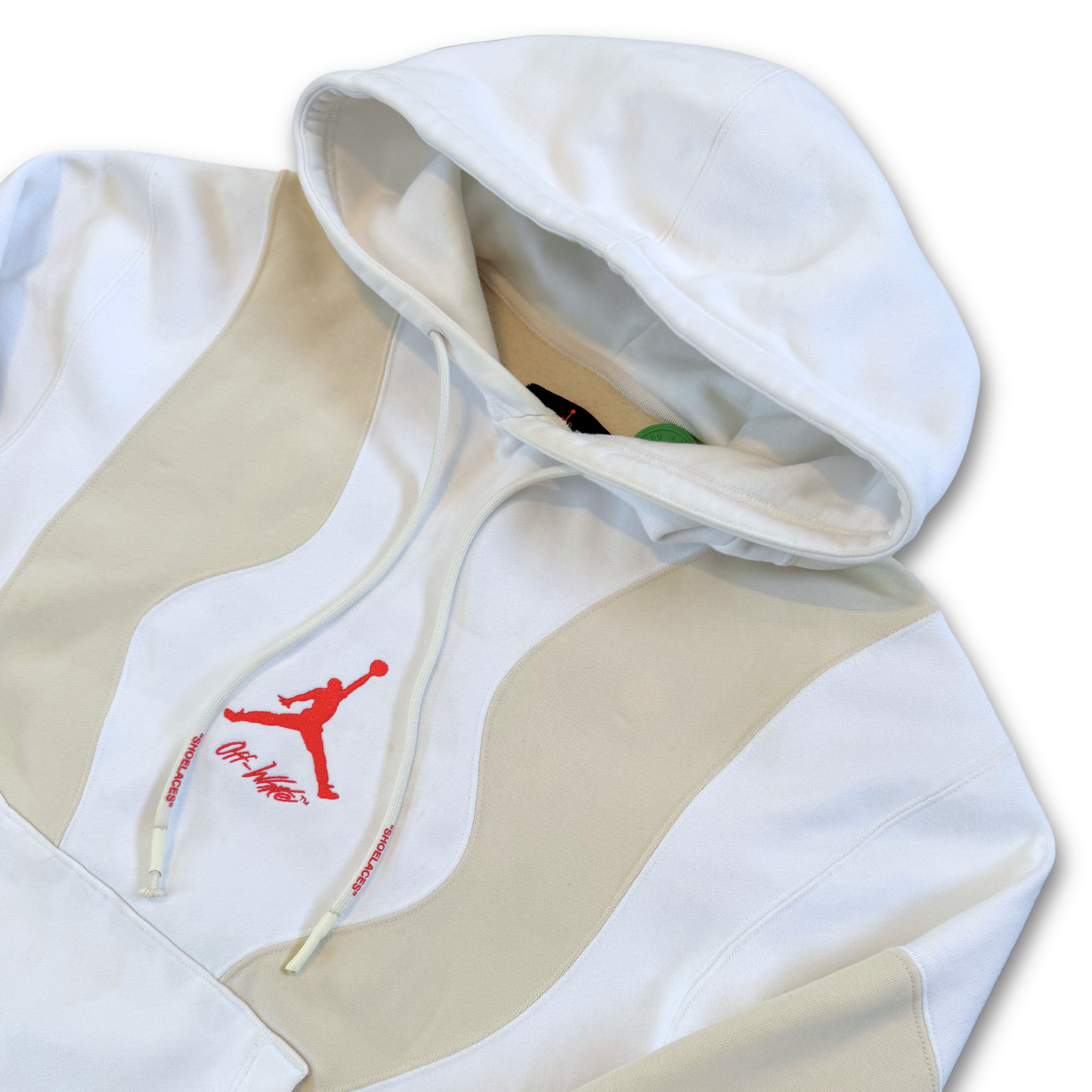 OFF-WHITE X JORDAN PANEL HOODIE (M)