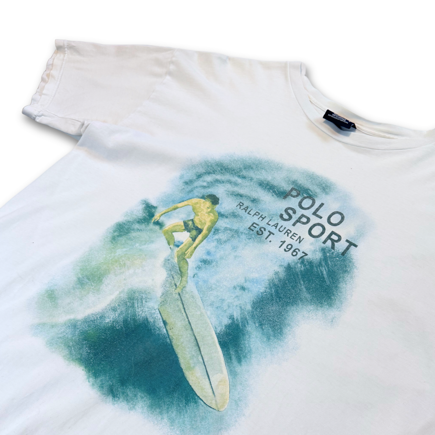 RALPH LAUREN POLO SPORT 'SURFING' TEE (L)