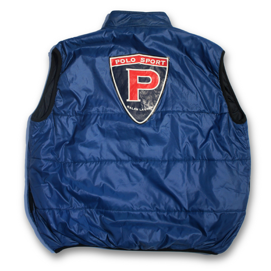 RALPH LAUREN POLO SPORT REVERSIBLE PUFFER VEST (XXL)