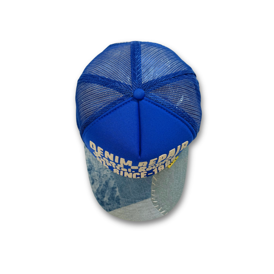 Kapital Denim Reconstruction Trucker Cap 'Blue'