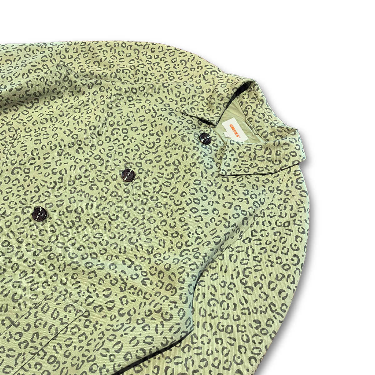 Checks Downtown Leopard Print Coat (L)