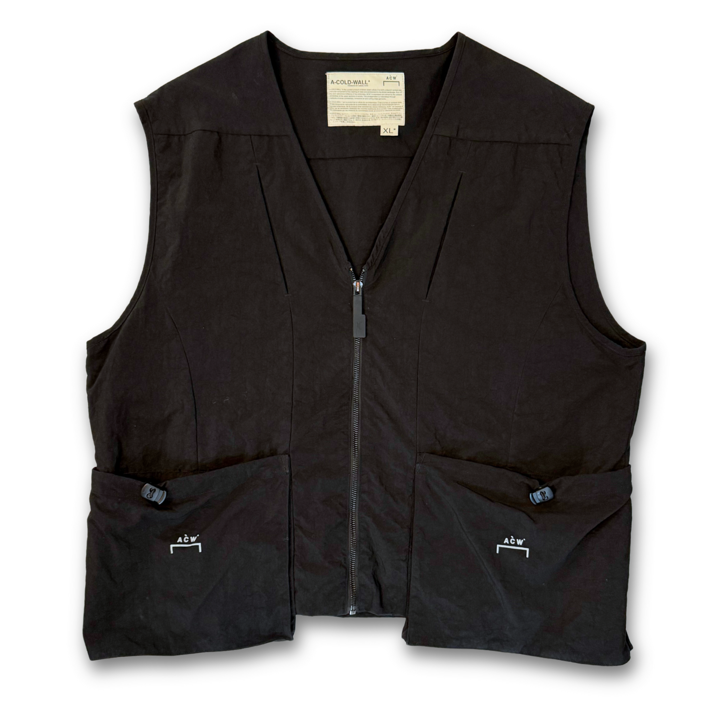 A-COLD-WALL NYLON UTILITY VEST (XL)