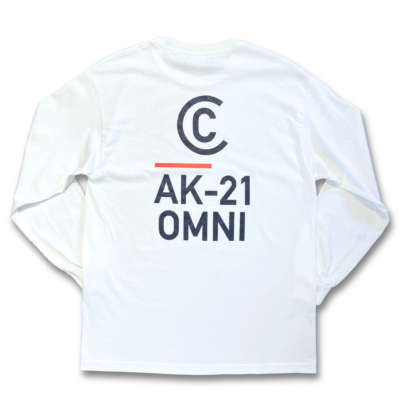 OMNI AK-21 WHITE L/S TEE