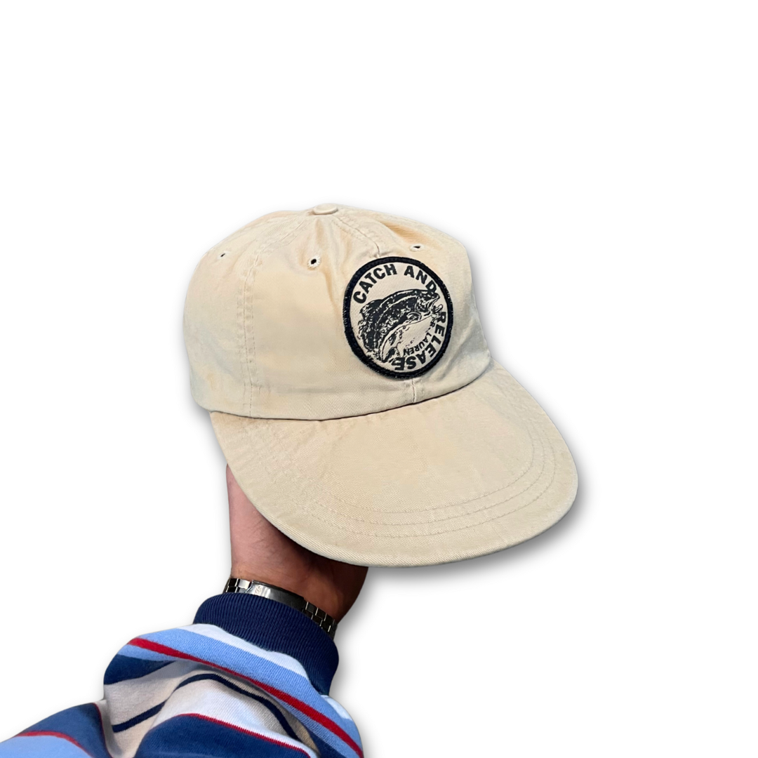 90'S POLO RALPH LAUREN 'CATCH AND RELEASE' HAT (M)