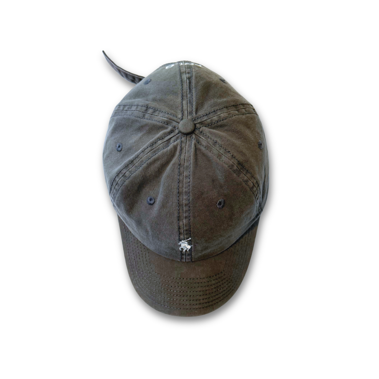 RALPH LAUREN WASHED GREY CAP