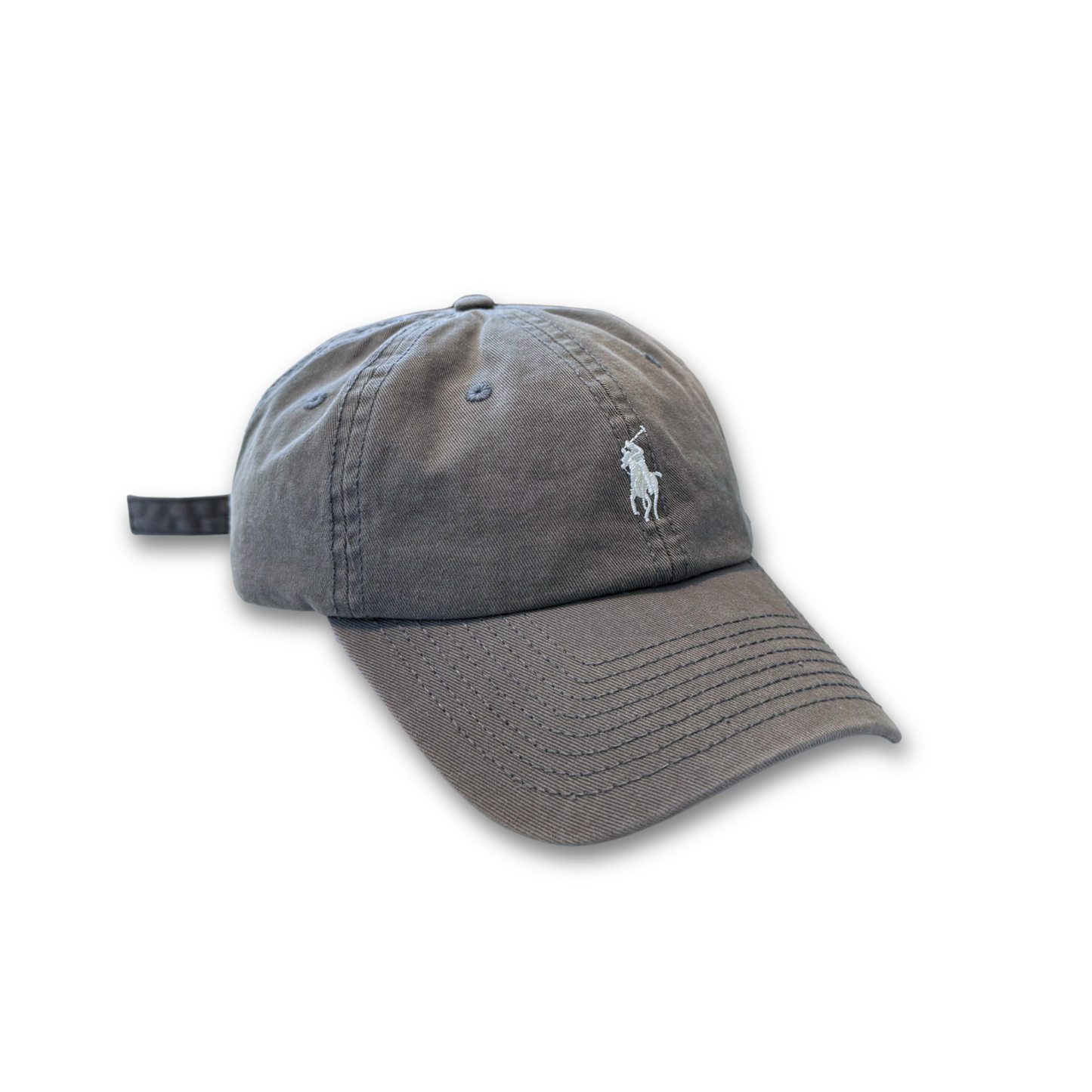 RALPH LAUREN WASHED GREY CAP