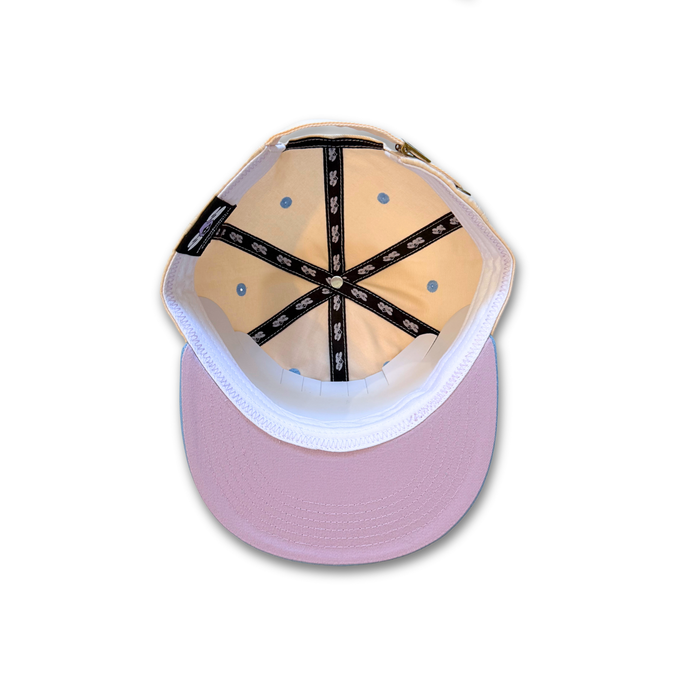 SAME OLD SUSPECTS CAP - Cream / Light Blue