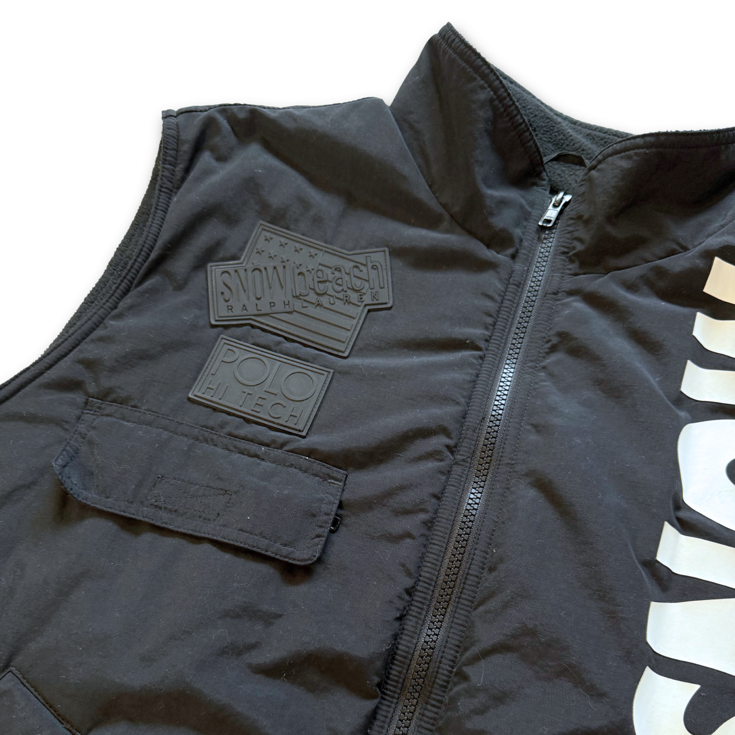 POLO RALPH LAUREN SNOW BEACH ZIP VEST (XL)