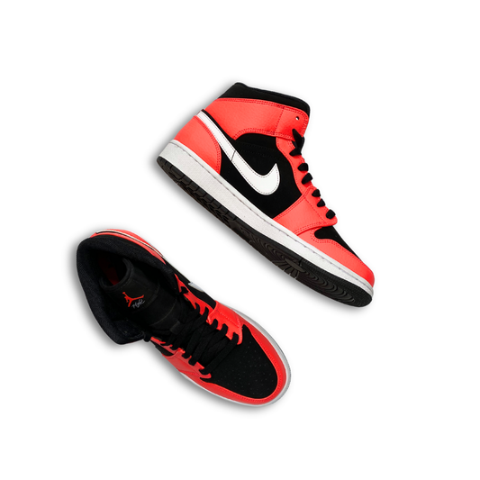 JORDAN 1 MID "INFRARED" (US 8.5)
