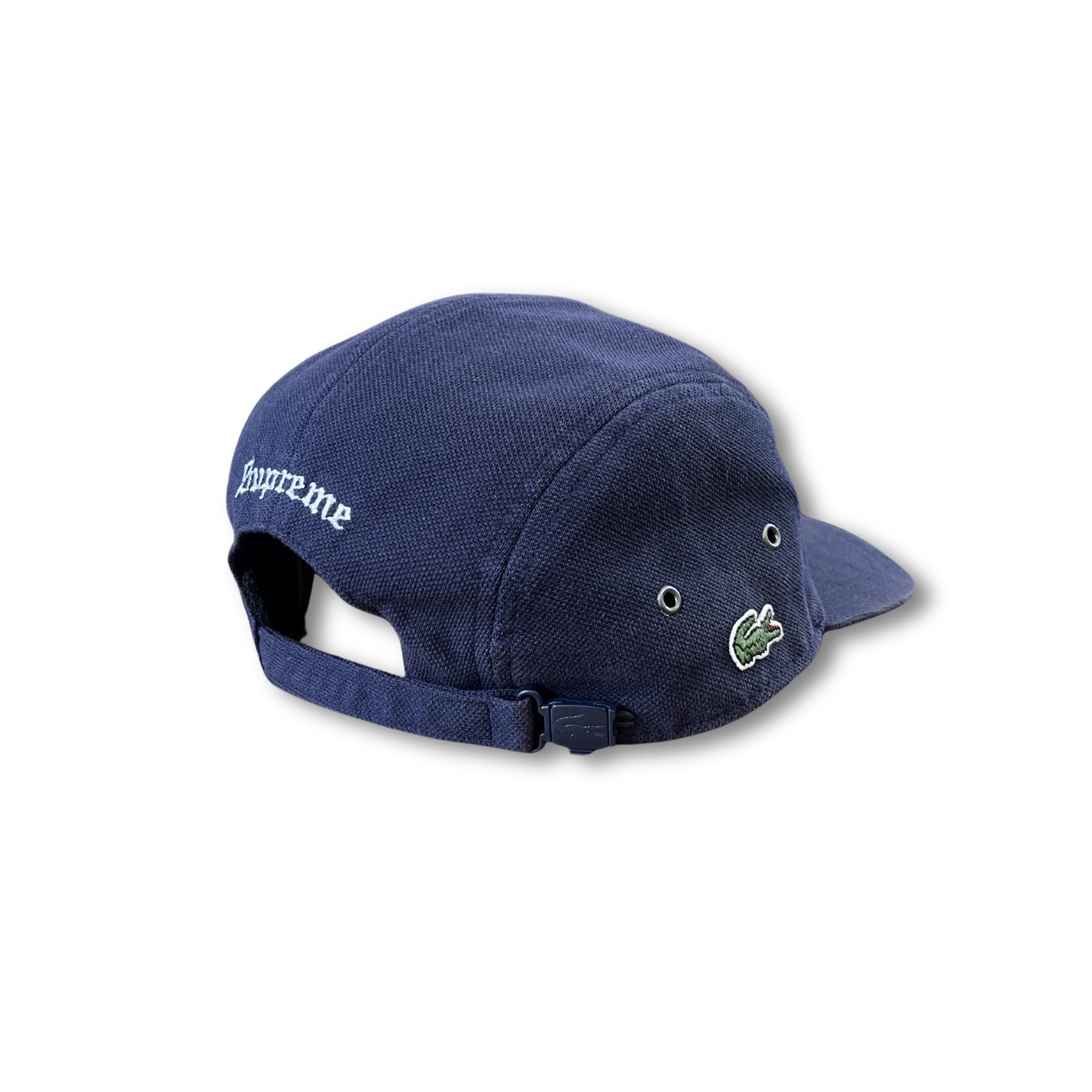 Supreme Lacoste Pique Knit Camp Cap