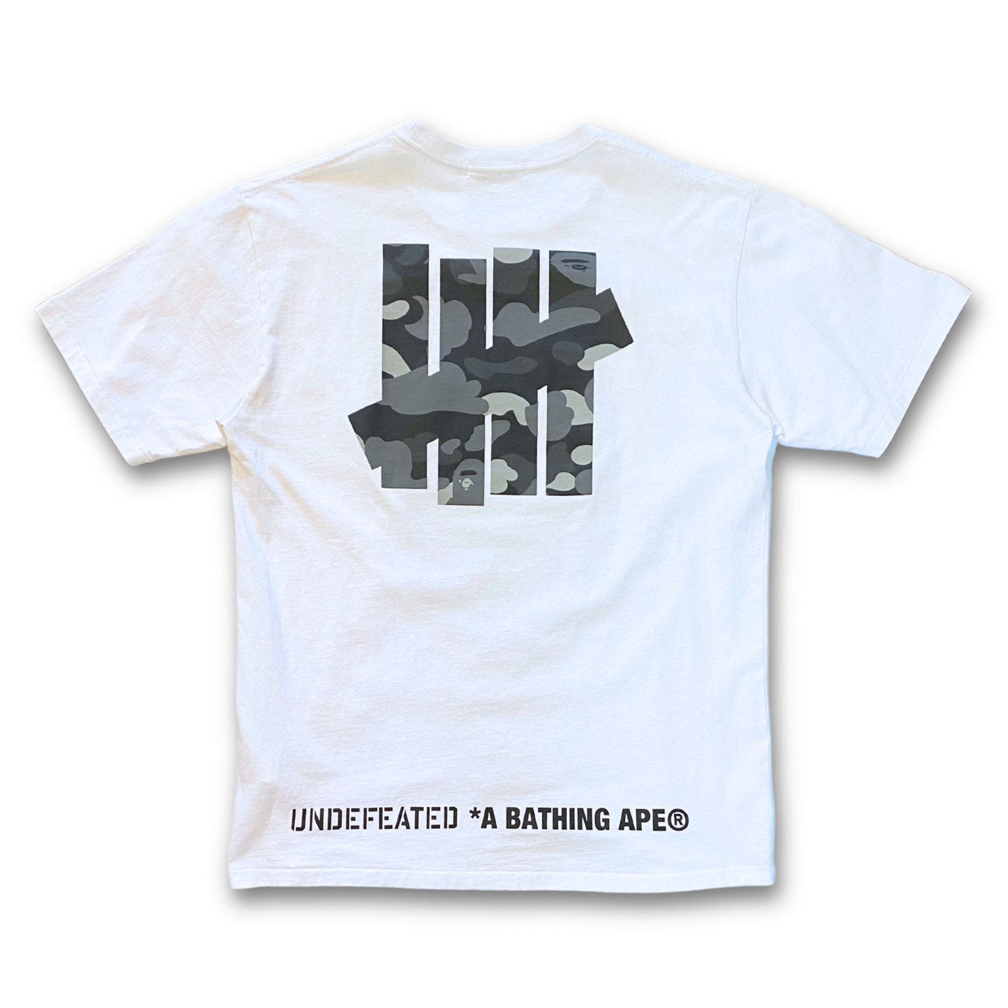 BAPE X UNDEFEATED TEE (L)