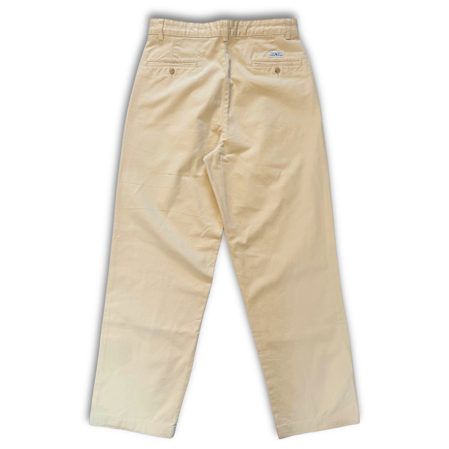 RALPH LAUREN PLEAT CHINO PANTS (30X30)