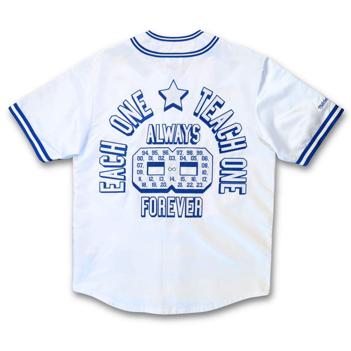 Supreme Mitchell & Ness Satin Baseball Jersey (M)