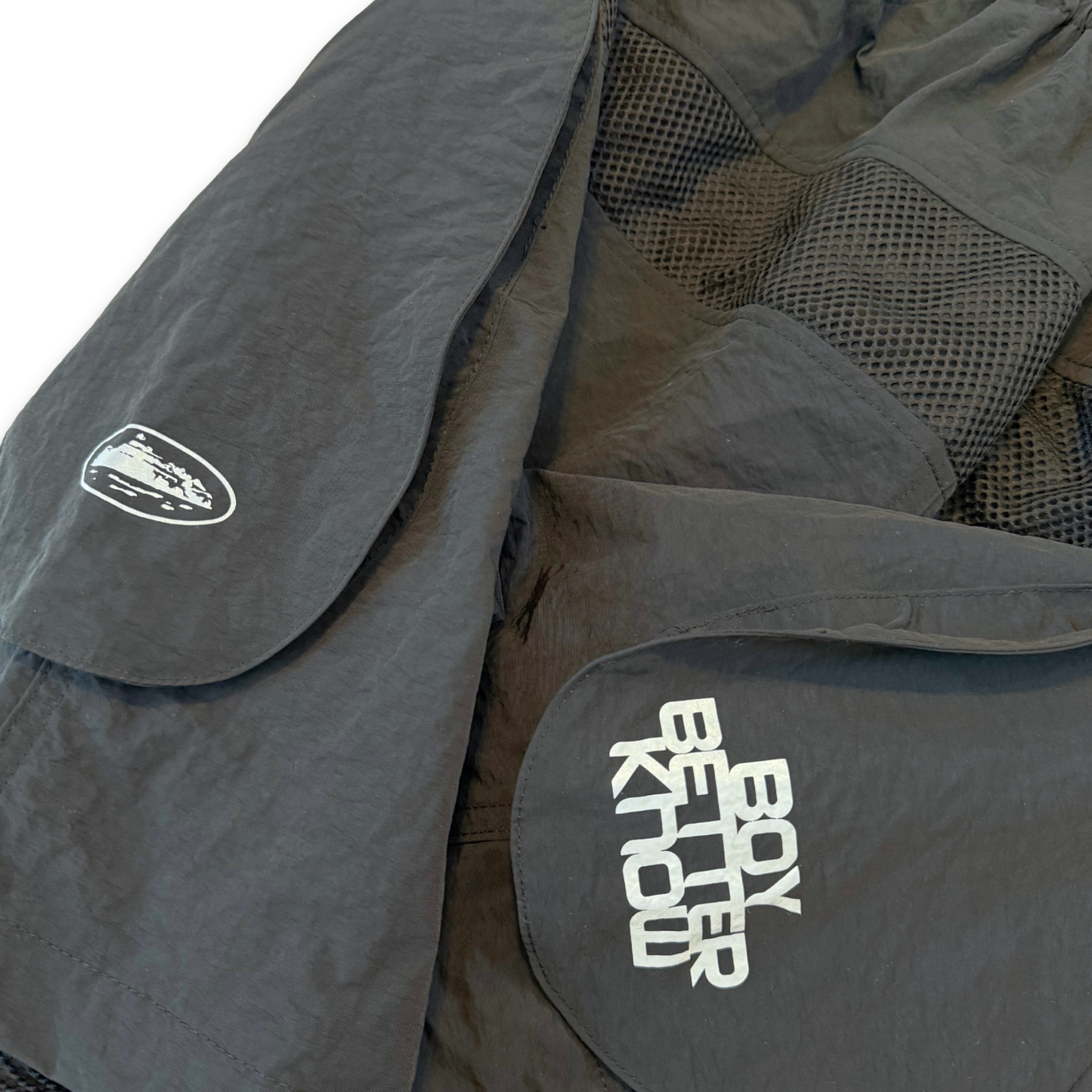BBK X CORTEIZ NYLON PANEL SHORTS (30")