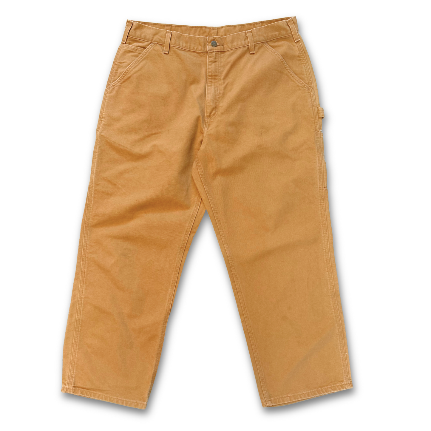 CARHARTT CANVAS CARPENTER PANTS (37X30)