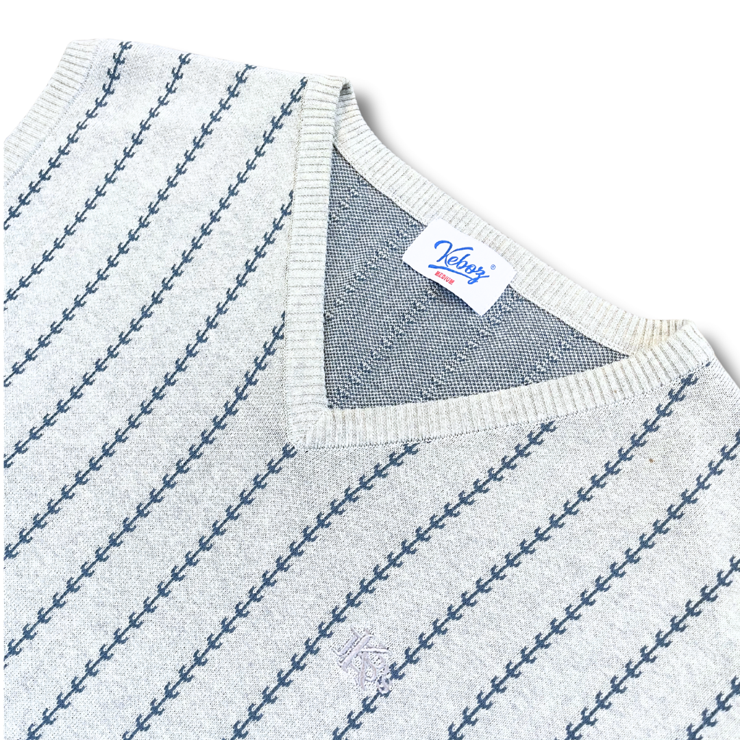 Keboz Ball Stripe knit vest (M)