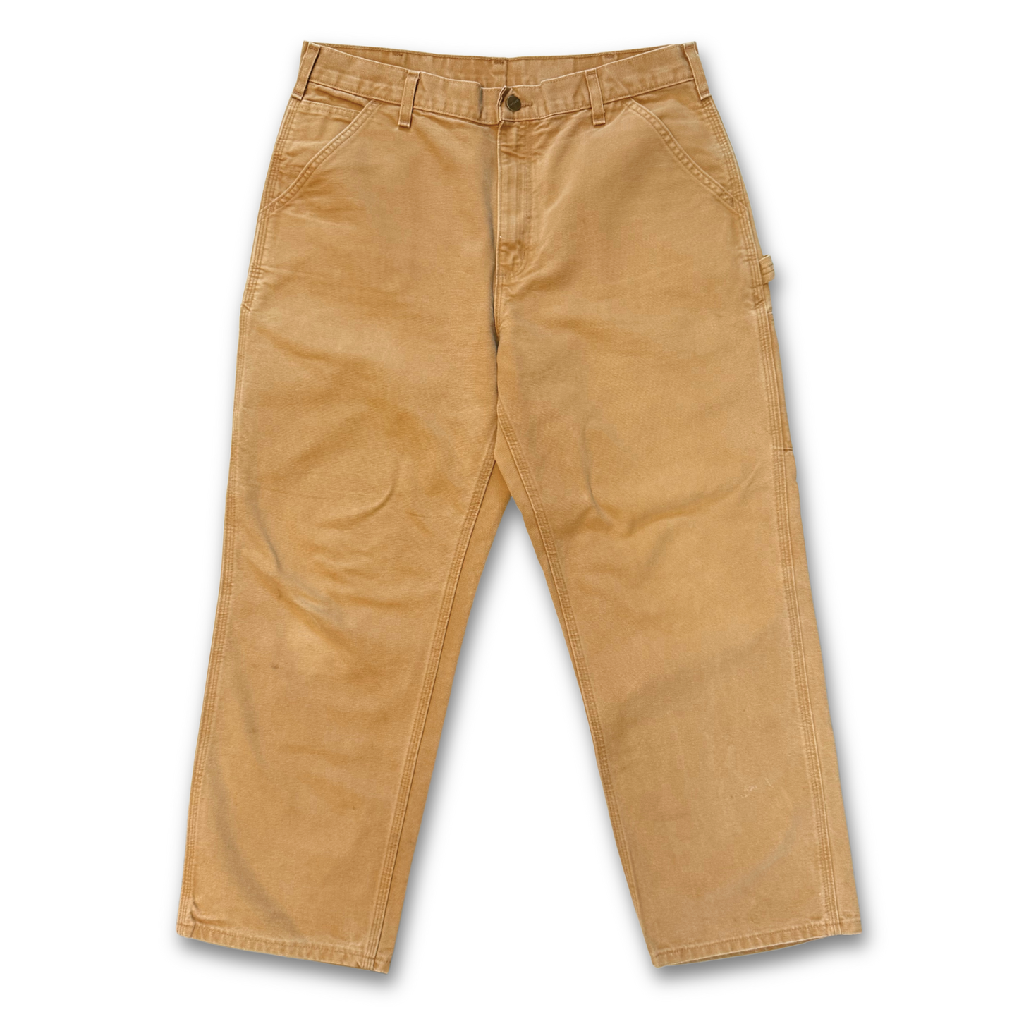 CARHARTT CANVAS CARPENTER PANTS (35X29”)