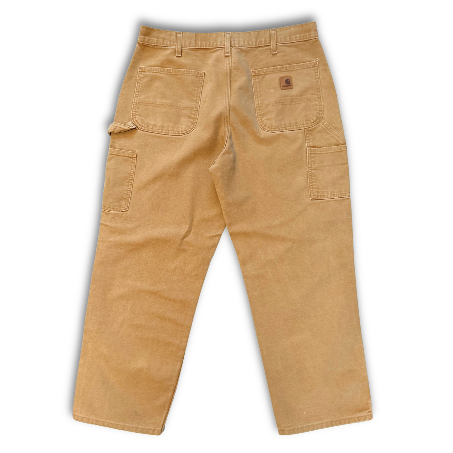 CARHARTT CANVAS CARPENTER PANTS (35X29”)
