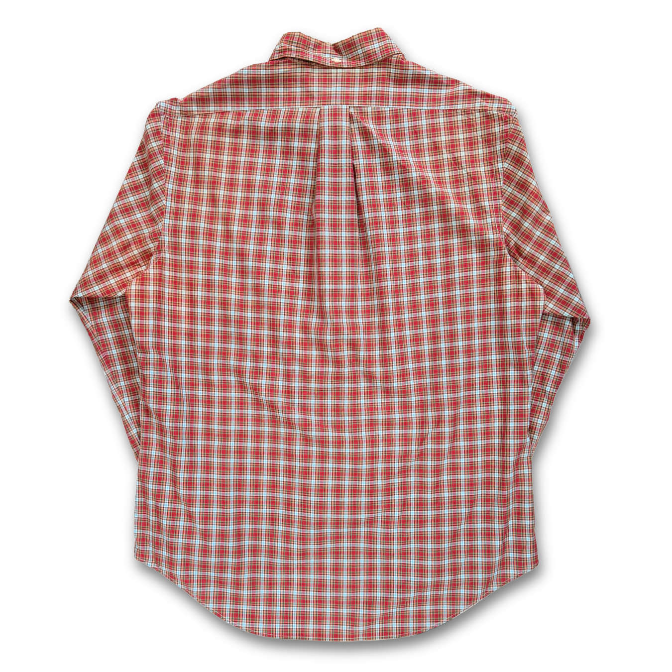 RALPH LAUREN TARTAN BUTTON UP SHIRT (L)
