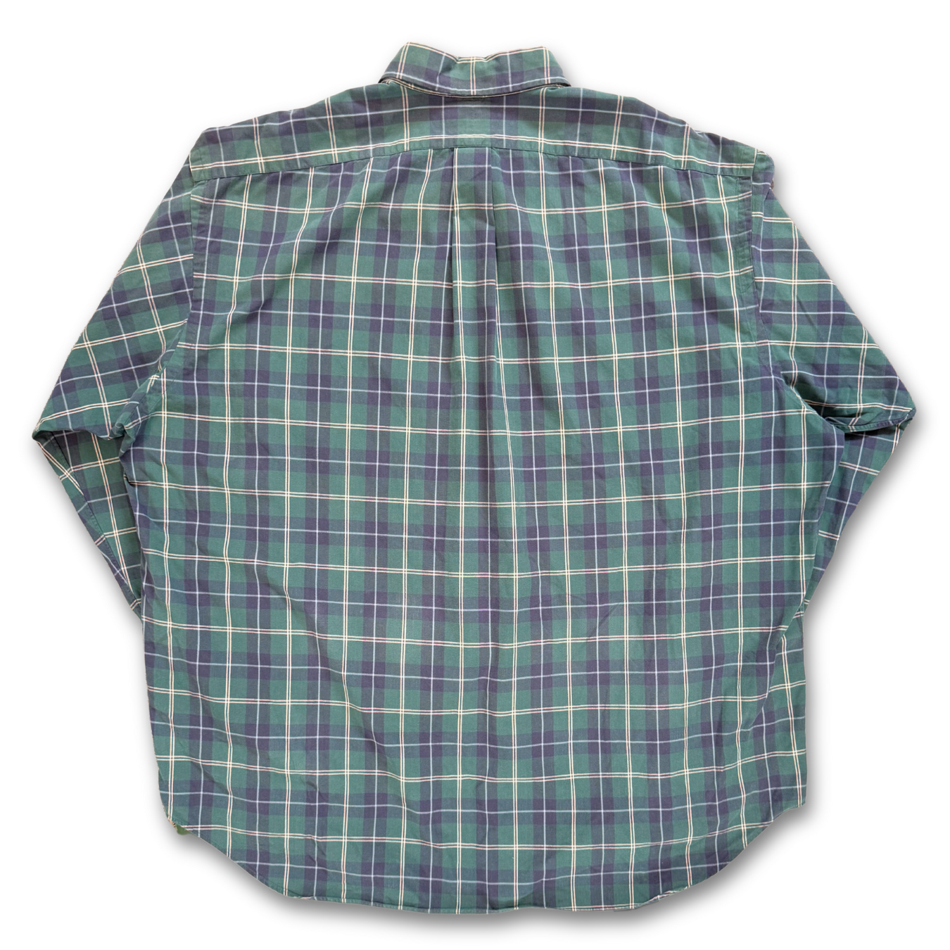 RALPH LAUREN TARTAN BUTTON UP SHIRT (XXL+)