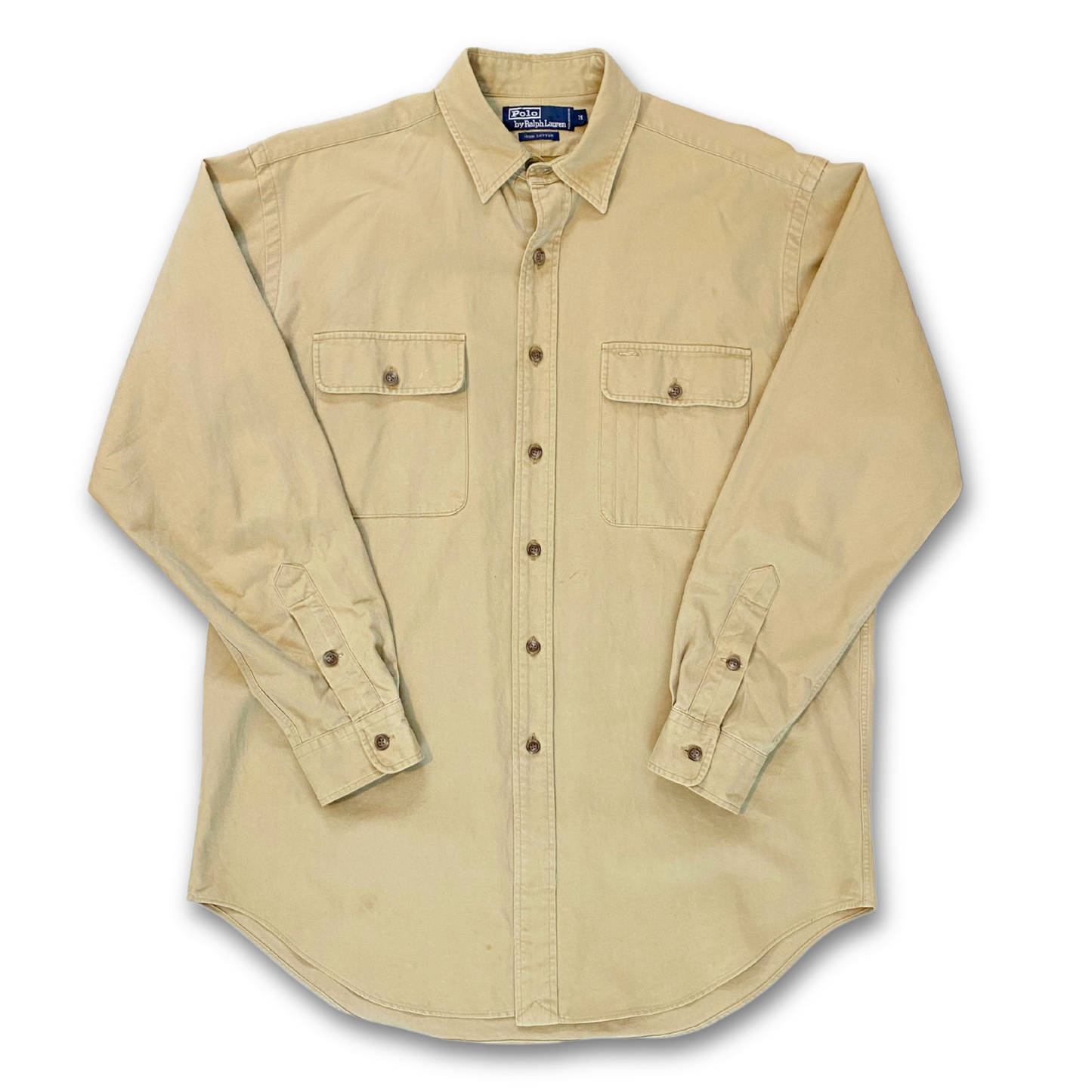 RALPH LAUREN 1992 SPORTSMAN BUTTON UP SHIRT (XL)