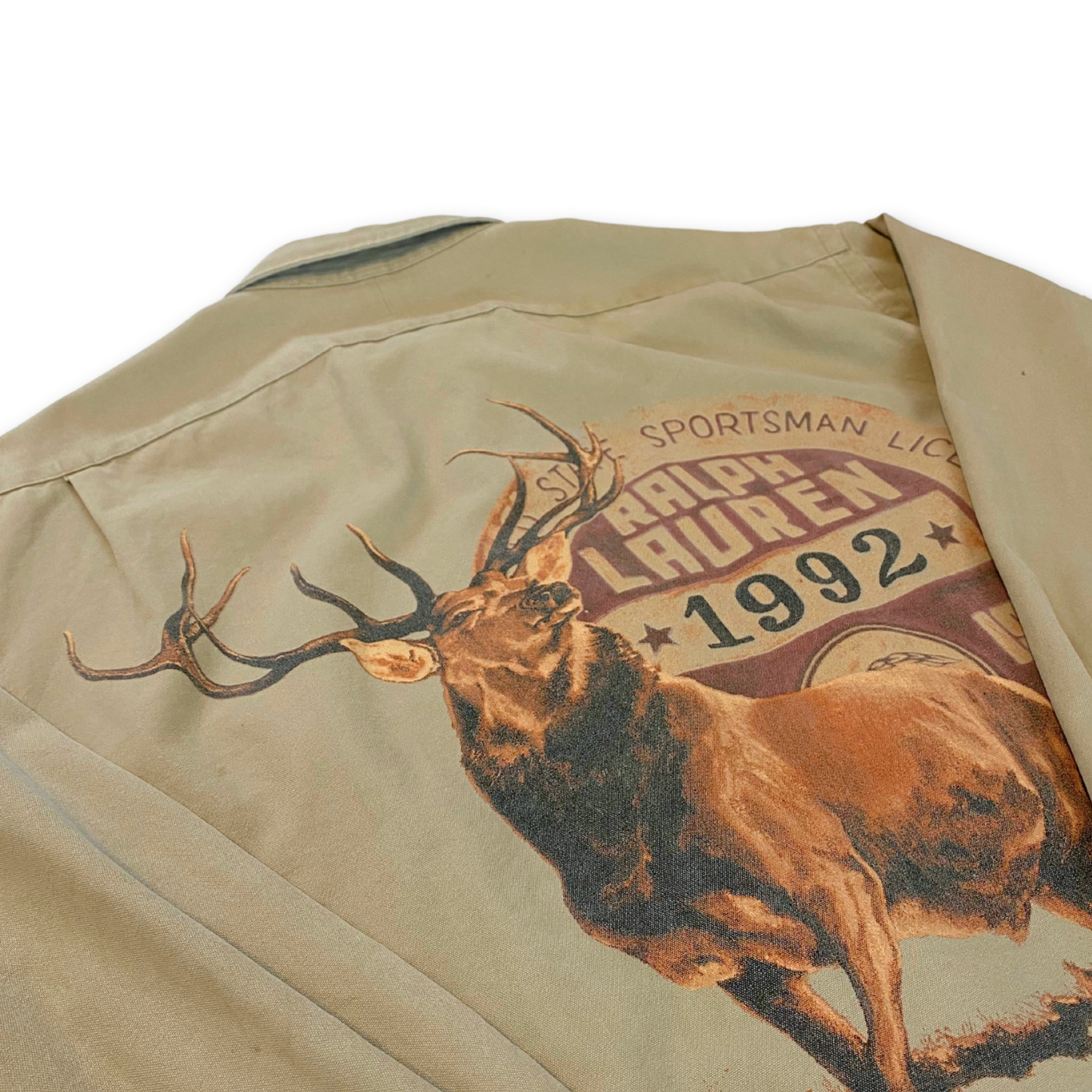 RALPH LAUREN 1992 SPORTSMAN BUTTON UP SHIRT (XL)