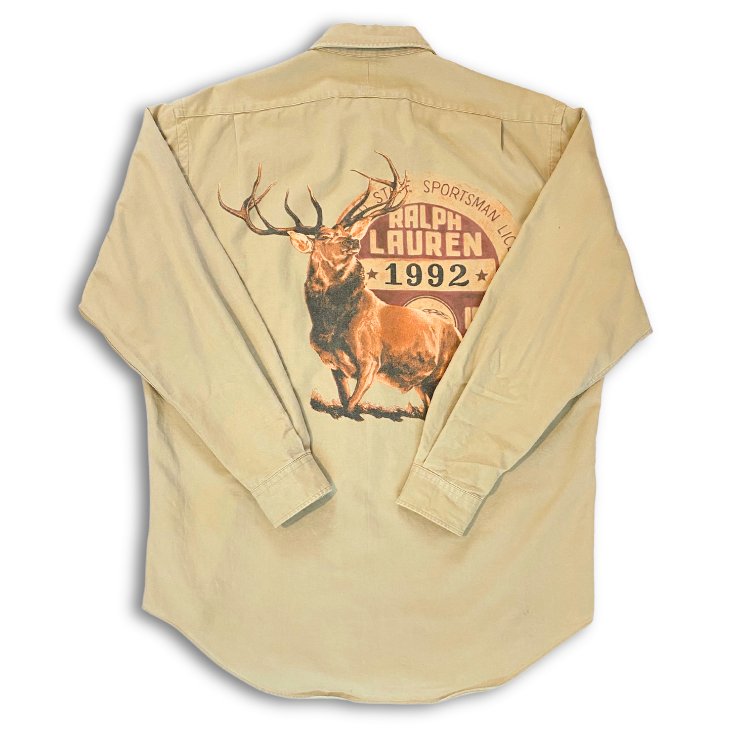 RALPH LAUREN 1992 SPORTSMAN BUTTON UP SHIRT (XL)