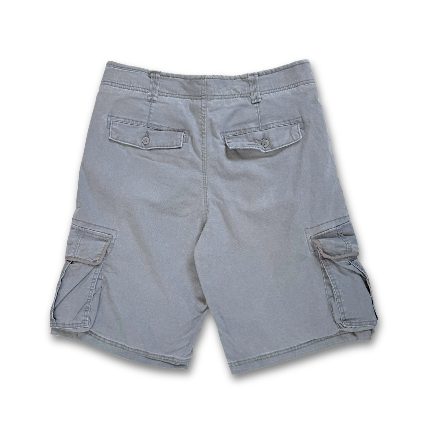NIKE 90’S BOOTLEG WASHED BLUE CARGO SHORTS (34”)