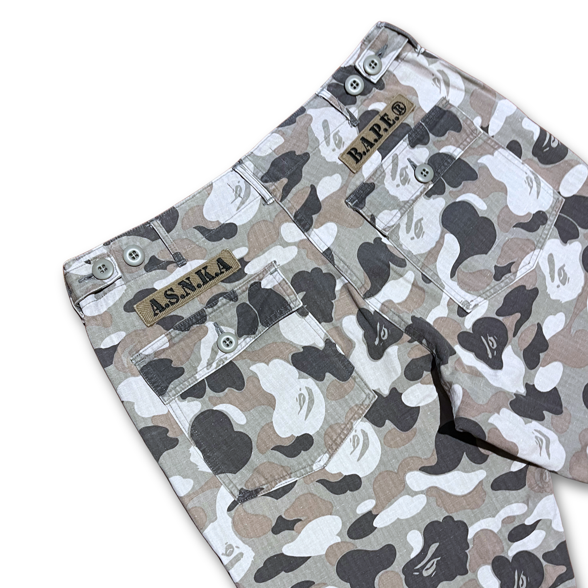 BAPE Desert Camo Fatigue Pants (M)
