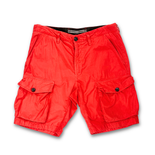 STONE ISLAND RIPSTOP CARGO SHORTS (34")