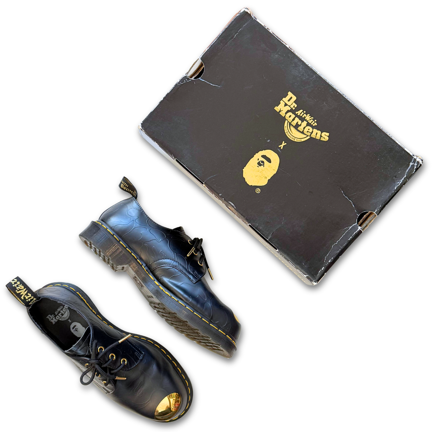 Bape X Dr. Martens Leather 1461 Loafer (US 10)
