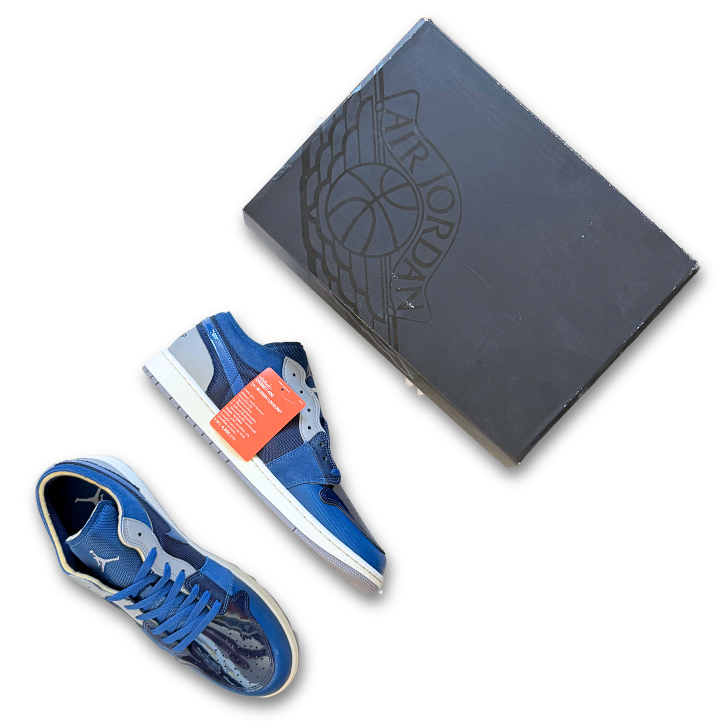 Air Jordan 1 Low SE Craft GS 'Inside Out - Obsidian' (US 13)