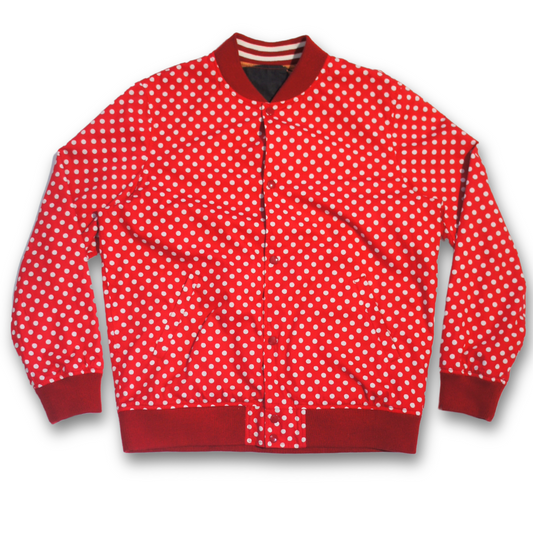 SUPREME X COMME DES GARÇONS SS14  REVERSIBLE VARSITY JACKET (XL)