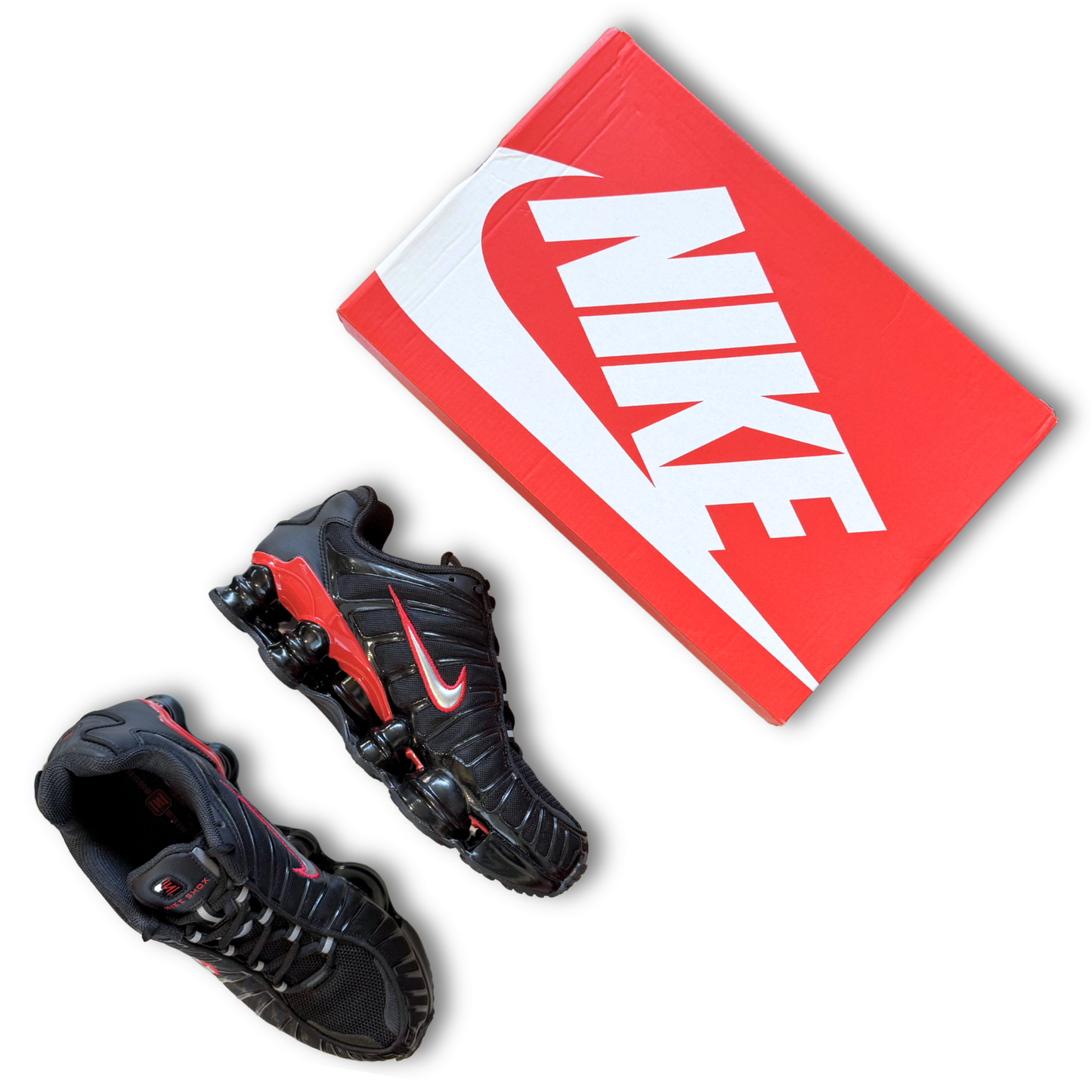 NIKE SHOX TL "UNIVERSITY RED" (US 8)