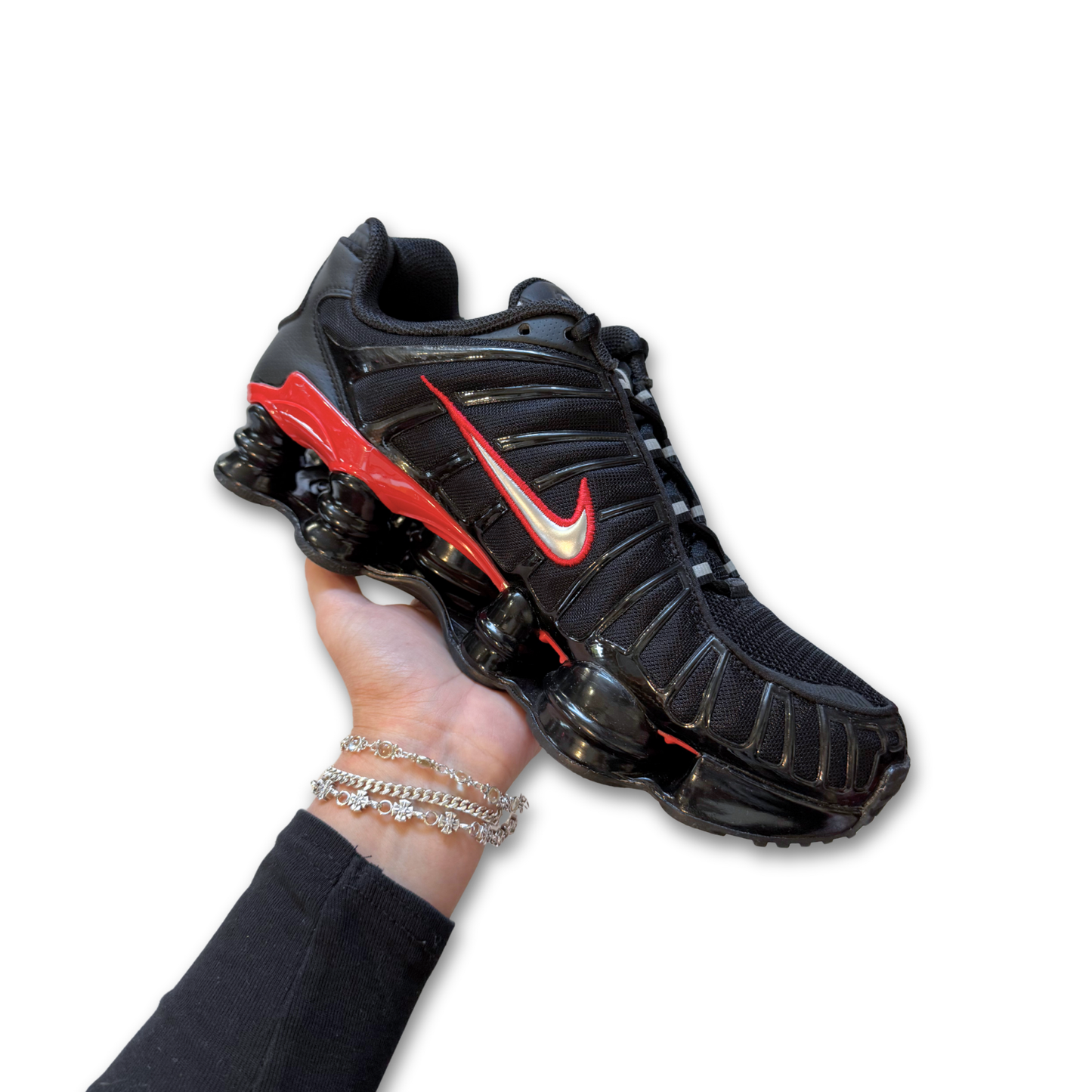 NIKE SHOX TL "UNIVERSITY RED" (US 8)