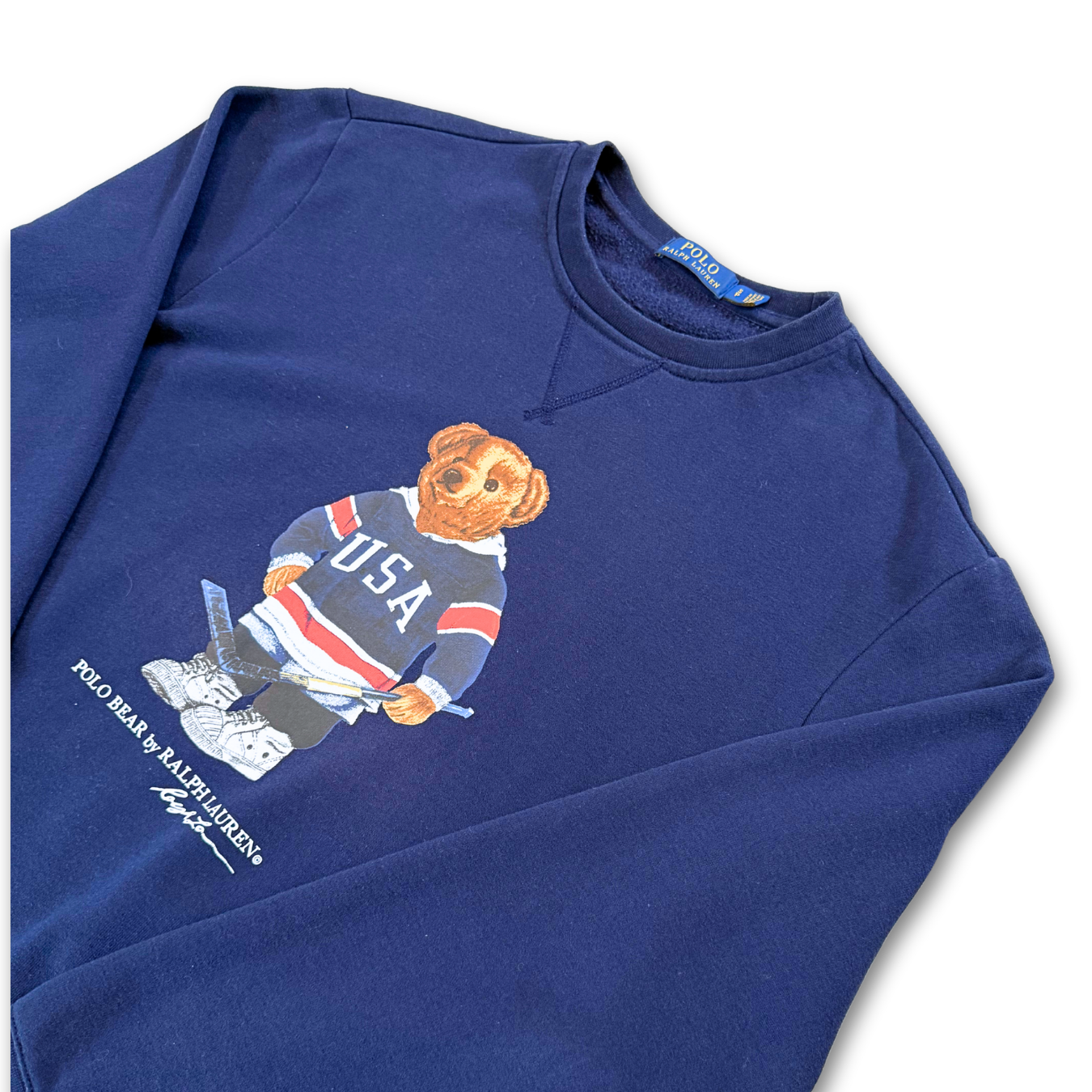 POLO RALPH LAUREN BEAR 'HOCKEY' CREWNECK (S)