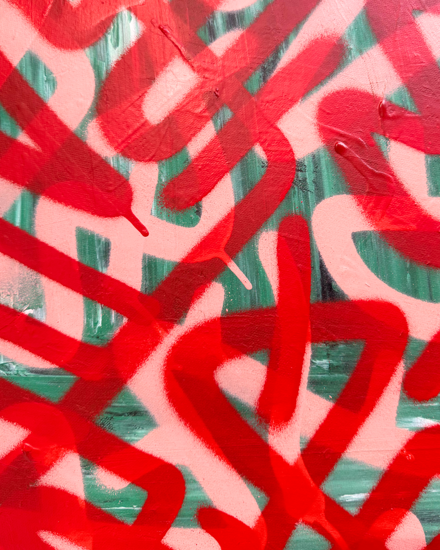 E.O KING 1/1 'TAGGER 3' CANVAS ARTWORK