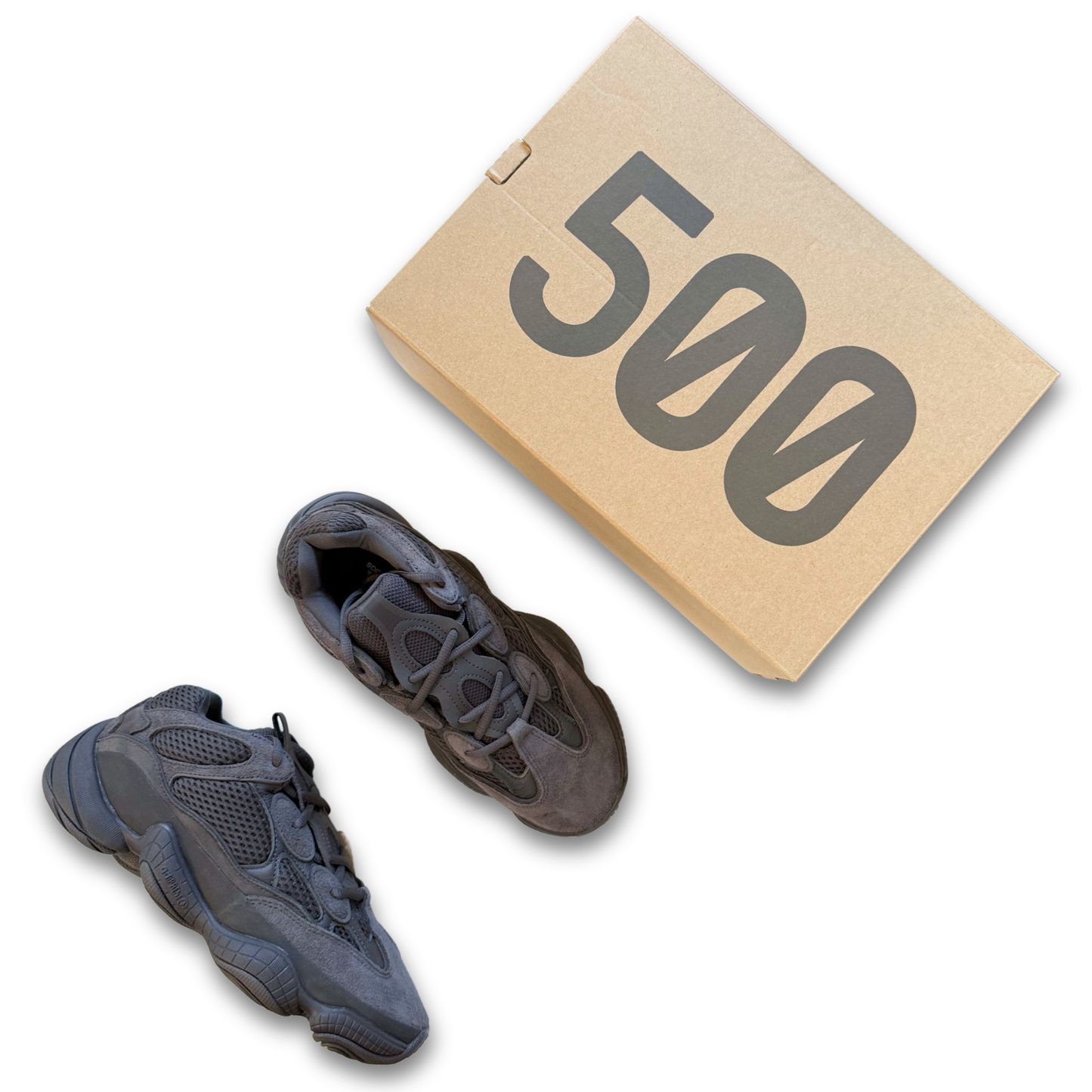 ADIDAS YEEZY 500 'GRANITE' (US 7.5)