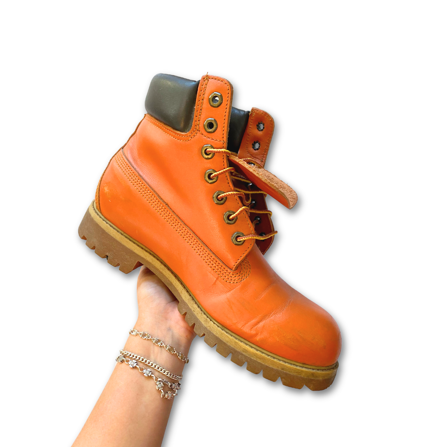 TIMBERLAND 6" LEATHER BOOTS (US 9)